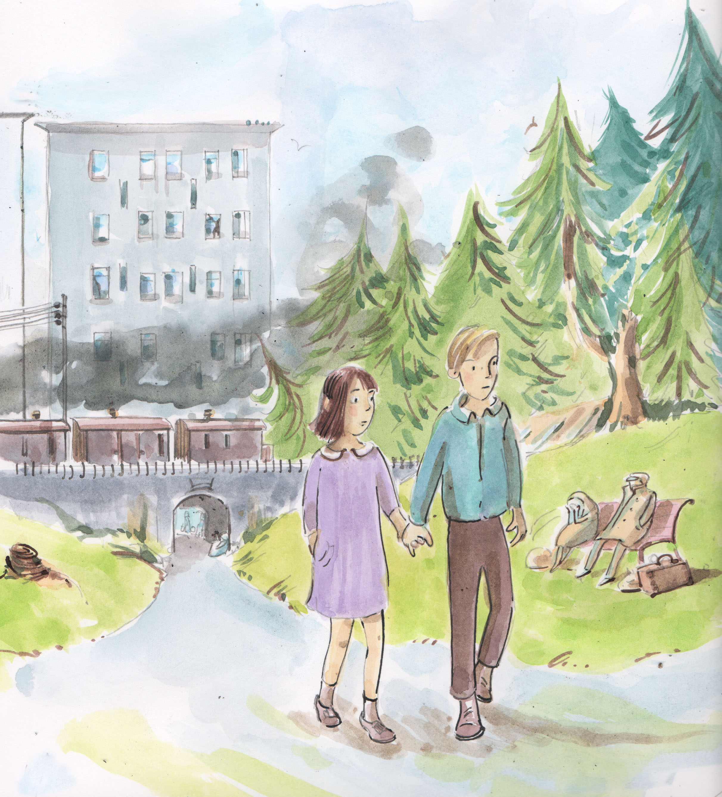 Going to find something good to eat.